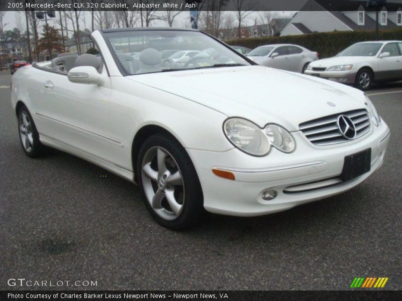Alabaster White / Ash 2005 Mercedes-Benz CLK 320 Cabriolet