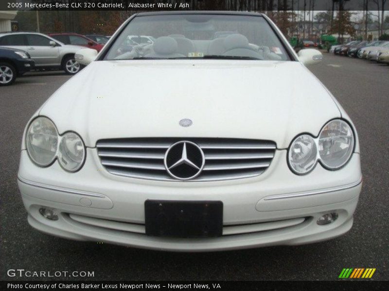 Alabaster White / Ash 2005 Mercedes-Benz CLK 320 Cabriolet