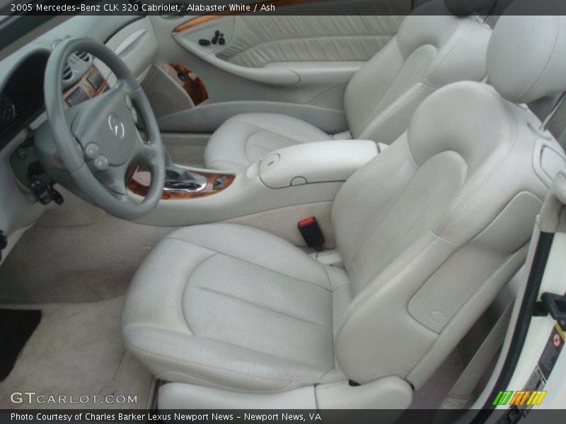 Alabaster White / Ash 2005 Mercedes-Benz CLK 320 Cabriolet