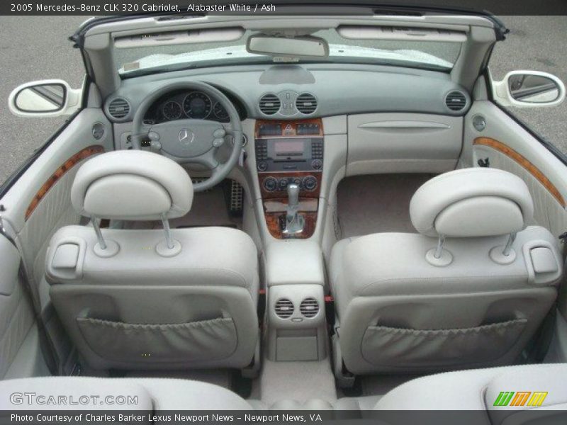 Alabaster White / Ash 2005 Mercedes-Benz CLK 320 Cabriolet