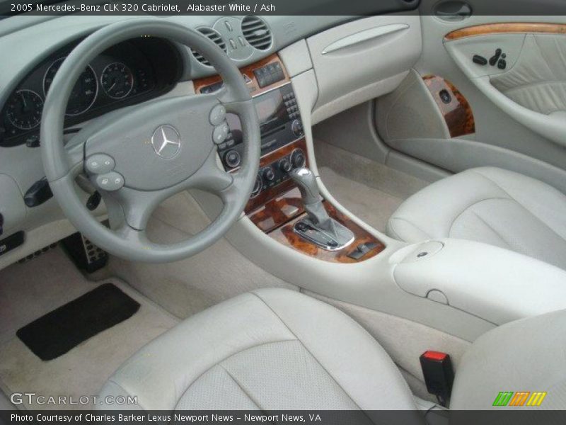 Alabaster White / Ash 2005 Mercedes-Benz CLK 320 Cabriolet