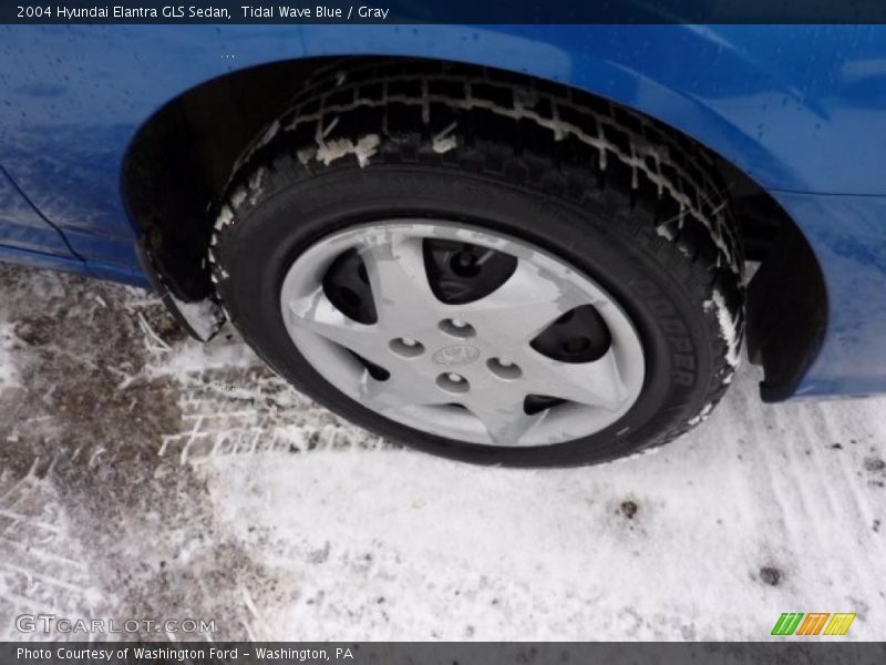 Tidal Wave Blue / Gray 2004 Hyundai Elantra GLS Sedan