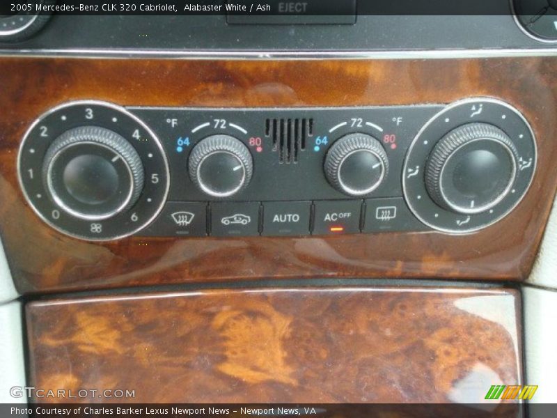 Alabaster White / Ash 2005 Mercedes-Benz CLK 320 Cabriolet