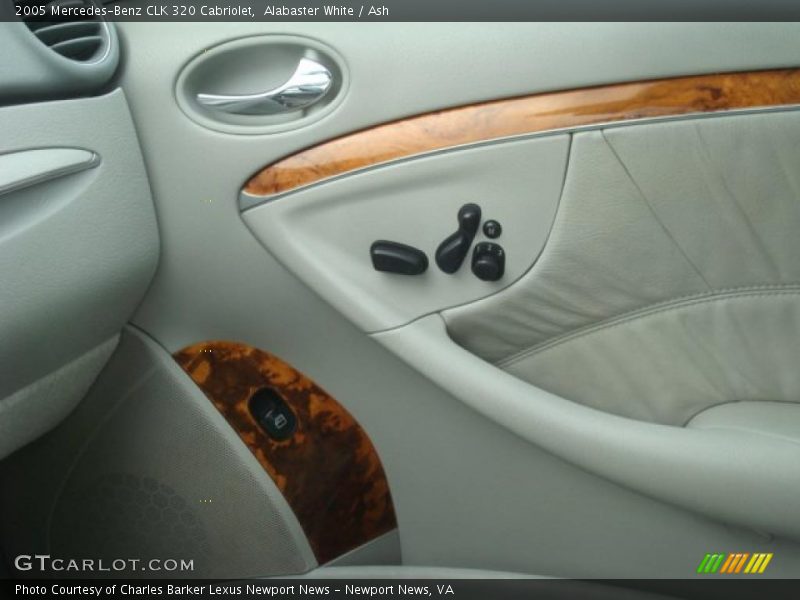 Alabaster White / Ash 2005 Mercedes-Benz CLK 320 Cabriolet