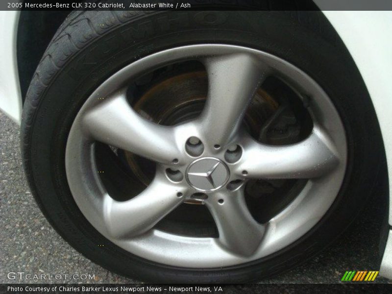 Alabaster White / Ash 2005 Mercedes-Benz CLK 320 Cabriolet