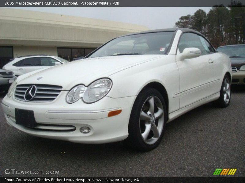 Alabaster White / Ash 2005 Mercedes-Benz CLK 320 Cabriolet