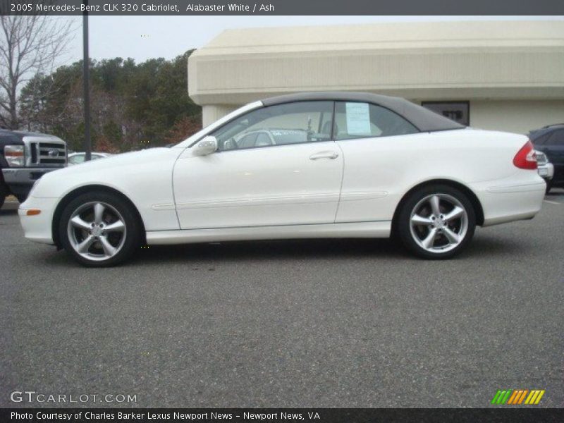 Alabaster White / Ash 2005 Mercedes-Benz CLK 320 Cabriolet