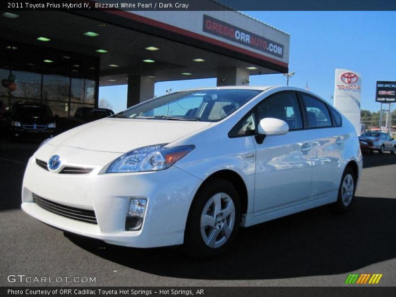 Blizzard White Pearl / Dark Gray 2011 Toyota Prius Hybrid IV