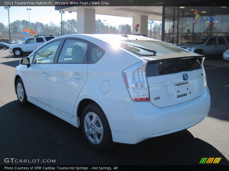 Blizzard White Pearl / Dark Gray 2011 Toyota Prius Hybrid IV