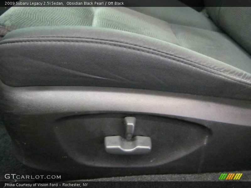Obsidian Black Pearl / Off Black 2009 Subaru Legacy 2.5i Sedan