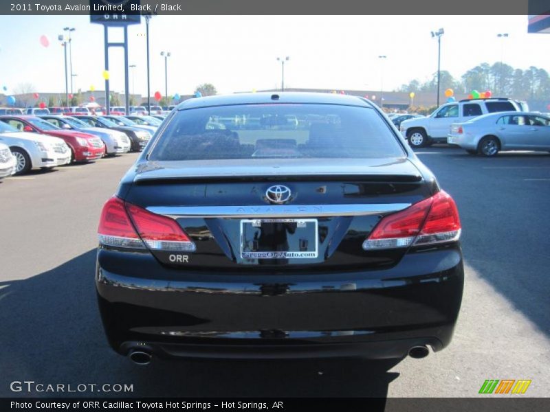 Black / Black 2011 Toyota Avalon Limited