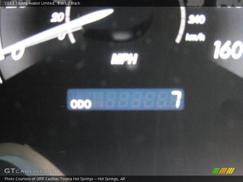 Black / Black 2011 Toyota Avalon Limited