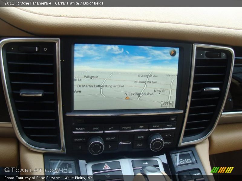 Carrara White / Luxor Beige 2011 Porsche Panamera 4