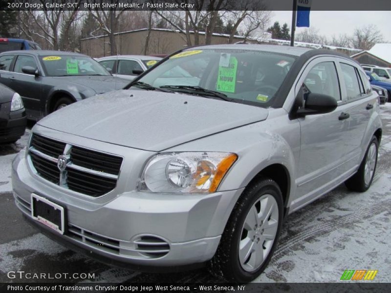 Bright Silver Metallic / Pastel Slate Gray 2007 Dodge Caliber SXT