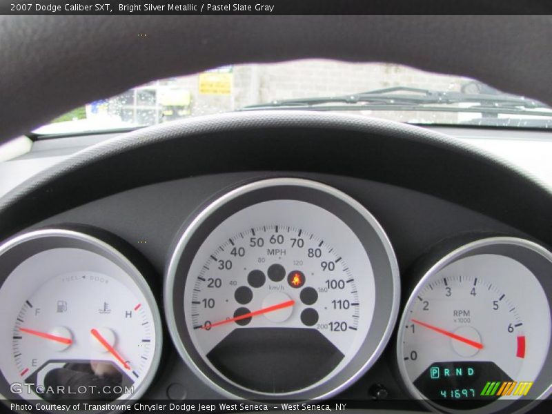 Bright Silver Metallic / Pastel Slate Gray 2007 Dodge Caliber SXT