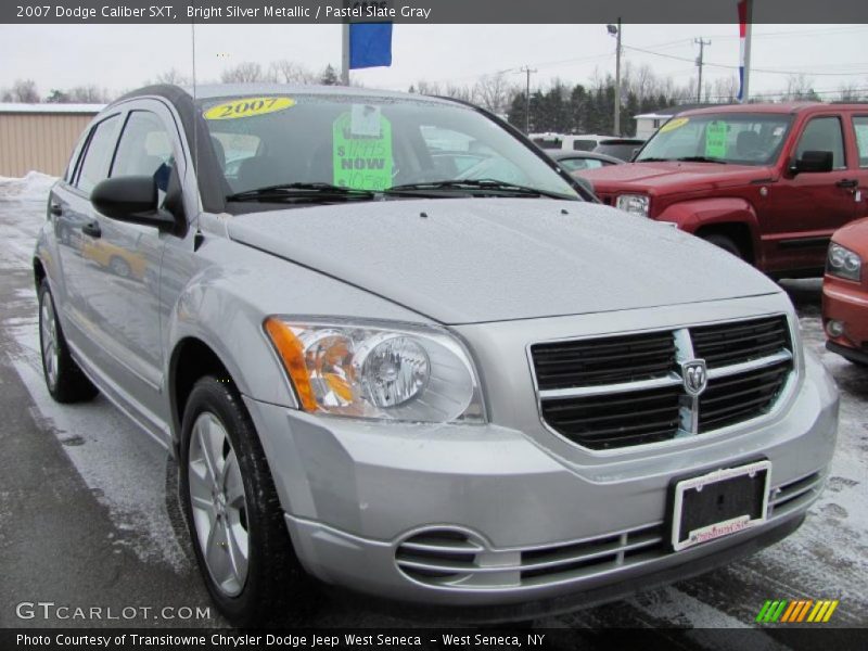 Bright Silver Metallic / Pastel Slate Gray 2007 Dodge Caliber SXT