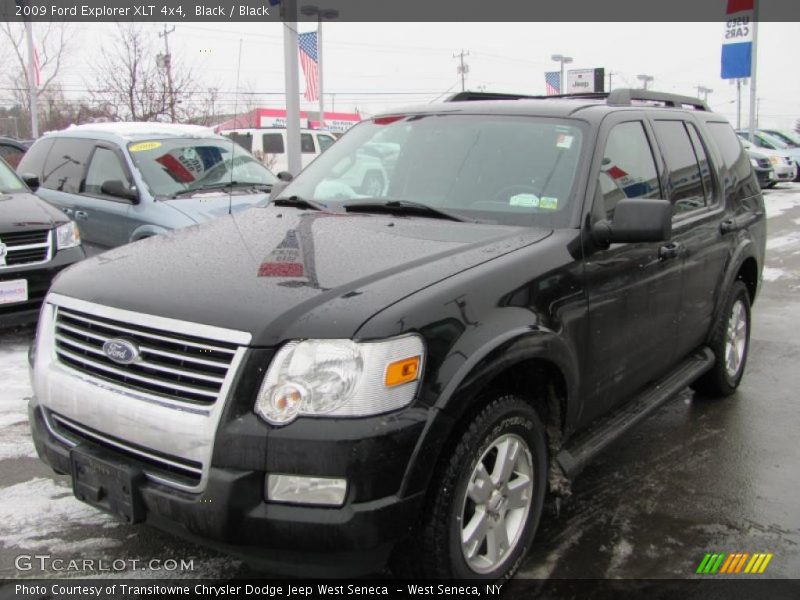 Black / Black 2009 Ford Explorer XLT 4x4