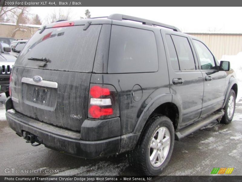 Black / Black 2009 Ford Explorer XLT 4x4