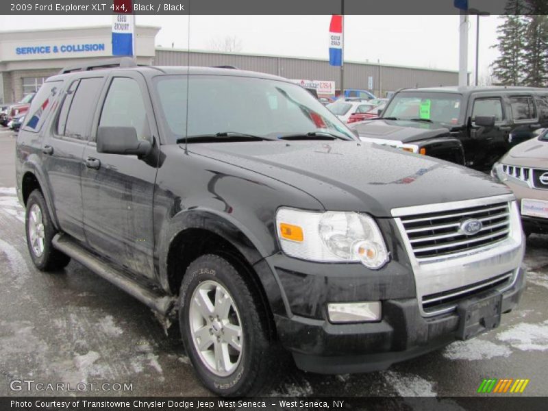 Black / Black 2009 Ford Explorer XLT 4x4