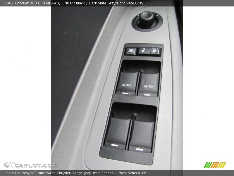 Brilliant Black / Dark Slate Gray/Light Slate Gray 2007 Chrysler 300 C HEMI AWD