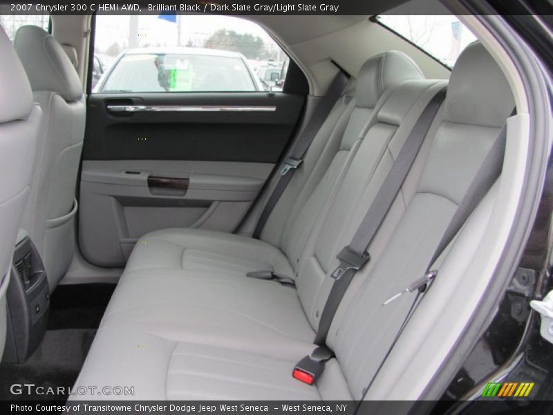 Brilliant Black / Dark Slate Gray/Light Slate Gray 2007 Chrysler 300 C HEMI AWD