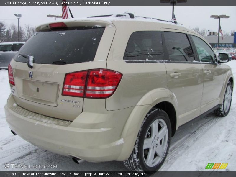 White Gold / Dark Slate Gray 2010 Dodge Journey SXT AWD
