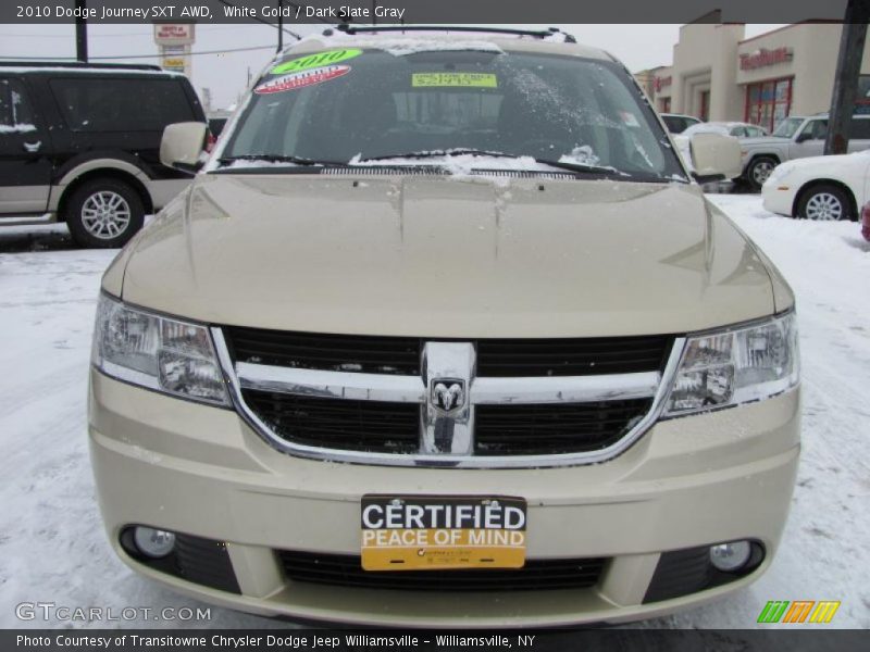 White Gold / Dark Slate Gray 2010 Dodge Journey SXT AWD