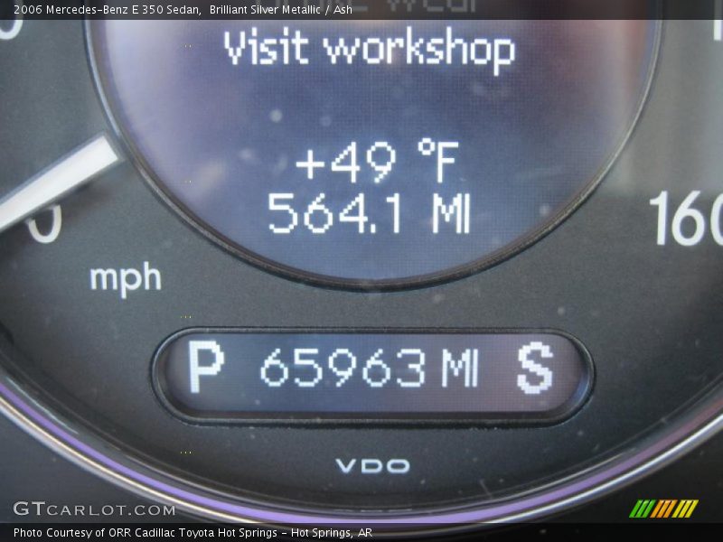 Brilliant Silver Metallic / Ash 2006 Mercedes-Benz E 350 Sedan
