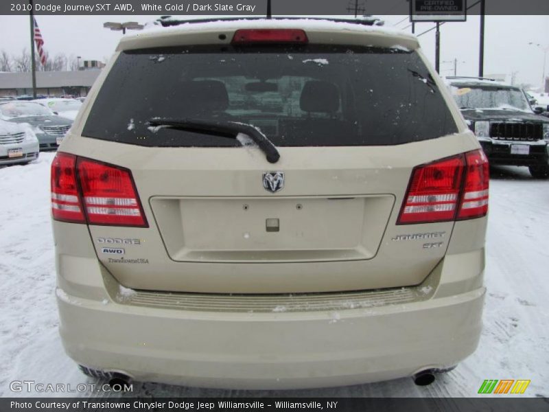 White Gold / Dark Slate Gray 2010 Dodge Journey SXT AWD