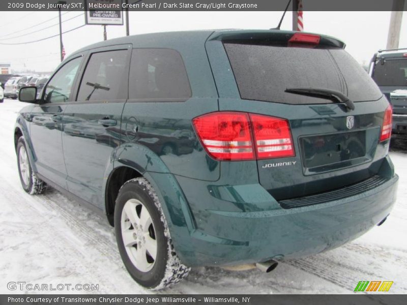 Melbourne Green Pearl / Dark Slate Gray/Light Graystone 2009 Dodge Journey SXT