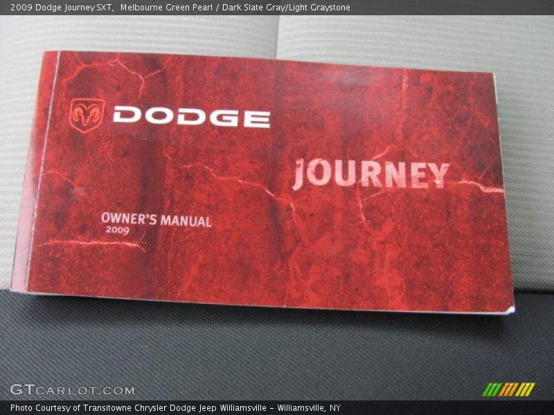 Melbourne Green Pearl / Dark Slate Gray/Light Graystone 2009 Dodge Journey SXT
