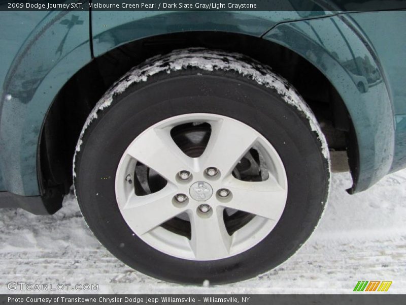 Melbourne Green Pearl / Dark Slate Gray/Light Graystone 2009 Dodge Journey SXT