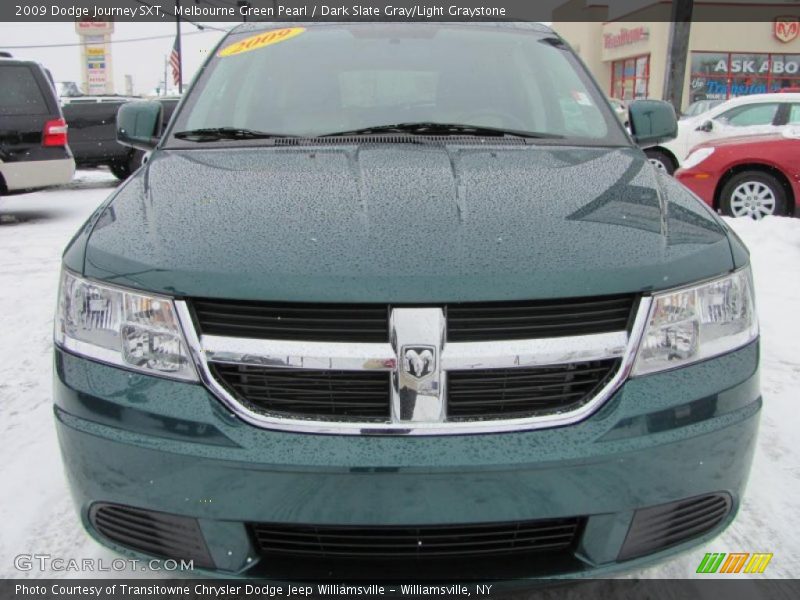 Melbourne Green Pearl / Dark Slate Gray/Light Graystone 2009 Dodge Journey SXT