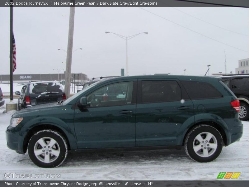 Melbourne Green Pearl / Dark Slate Gray/Light Graystone 2009 Dodge Journey SXT