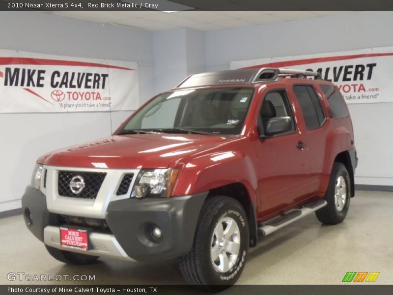 Red Brick Metallic / Gray 2010 Nissan Xterra S 4x4