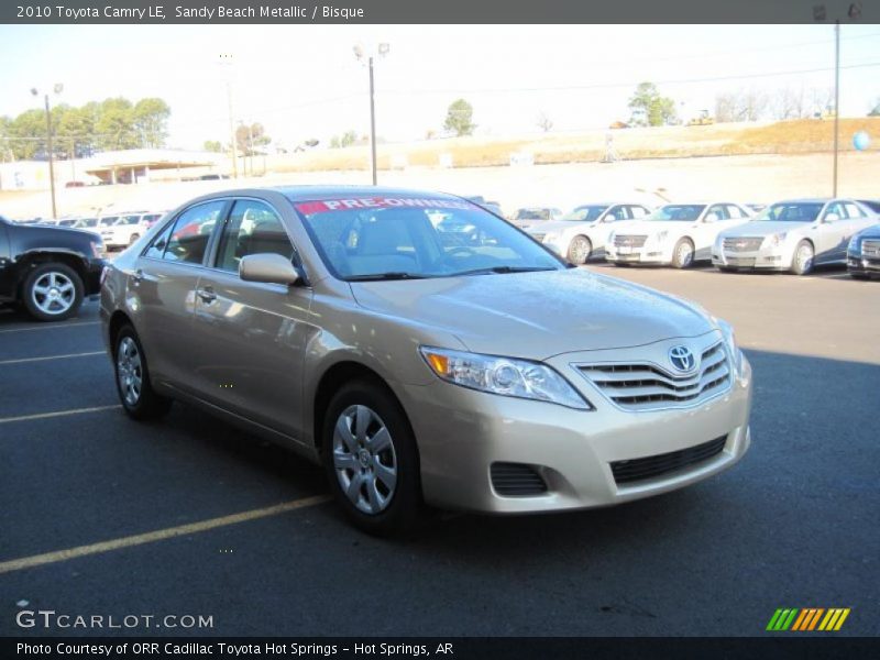Sandy Beach Metallic / Bisque 2010 Toyota Camry LE