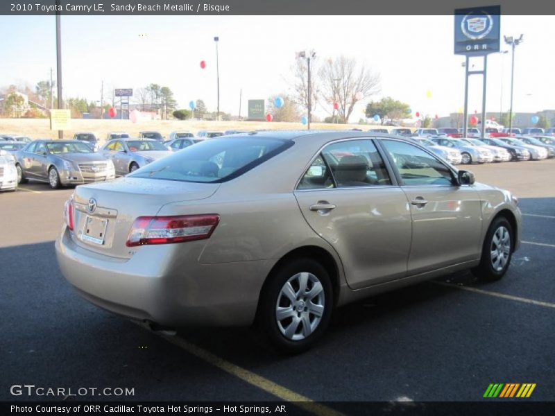 Sandy Beach Metallic / Bisque 2010 Toyota Camry LE