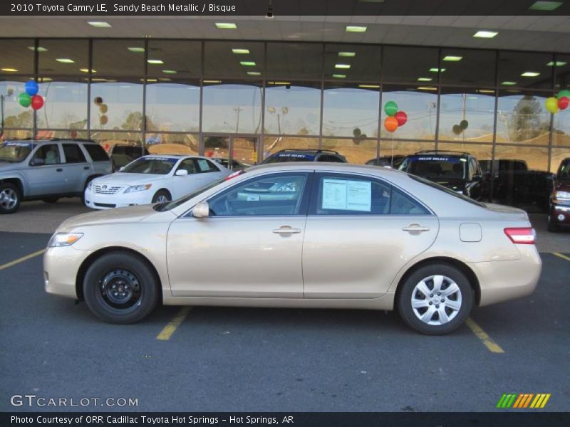 Sandy Beach Metallic / Bisque 2010 Toyota Camry LE