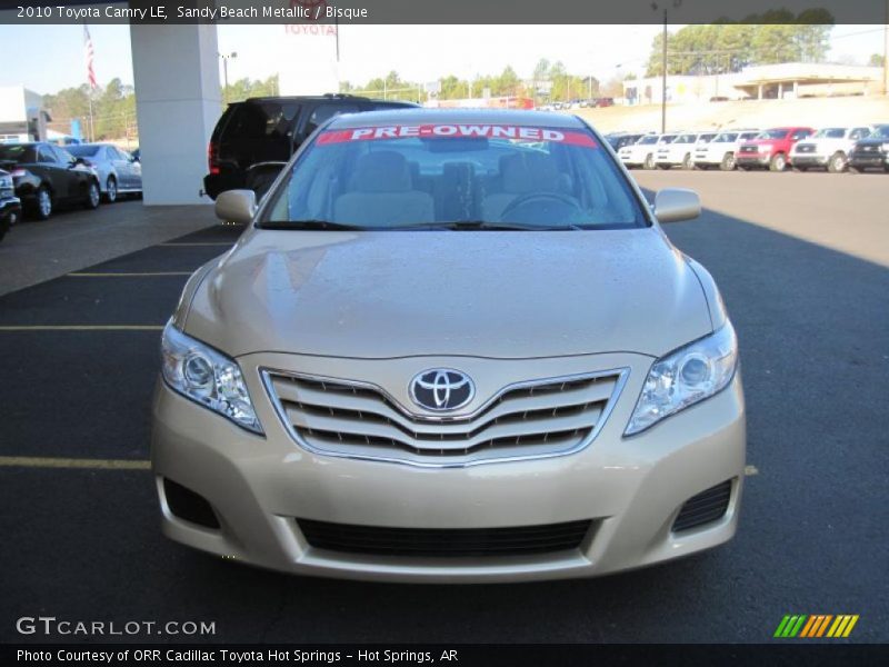 Sandy Beach Metallic / Bisque 2010 Toyota Camry LE