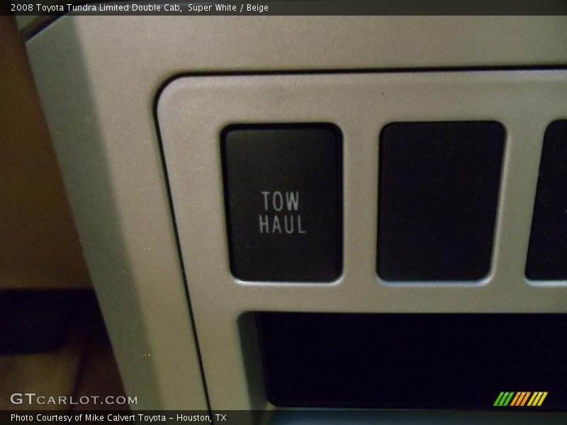 Super White / Beige 2008 Toyota Tundra Limited Double Cab
