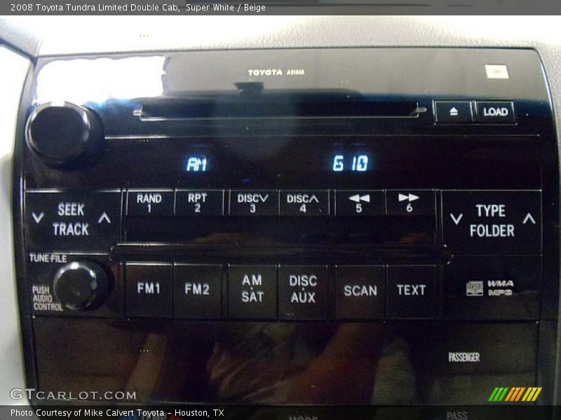 Super White / Beige 2008 Toyota Tundra Limited Double Cab
