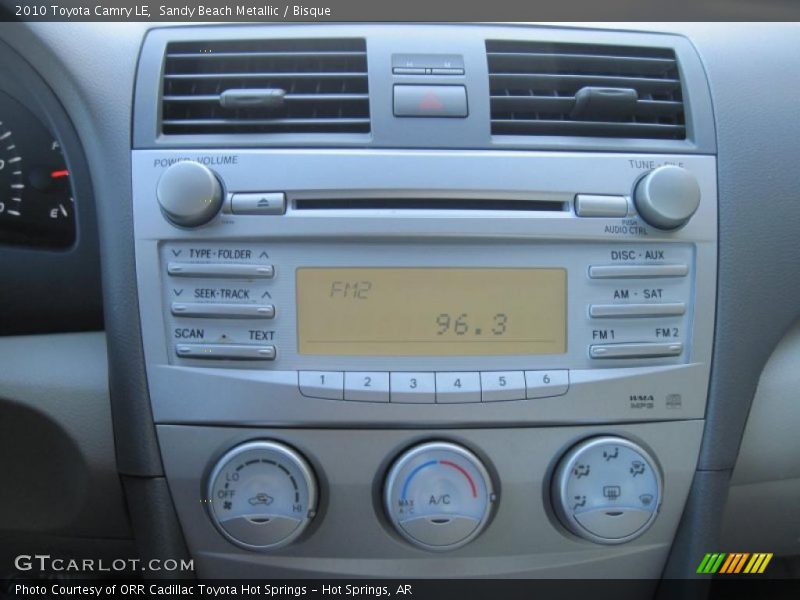 Sandy Beach Metallic / Bisque 2010 Toyota Camry LE