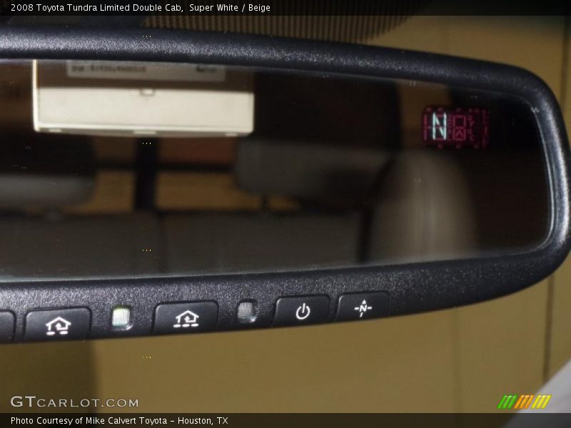 Super White / Beige 2008 Toyota Tundra Limited Double Cab