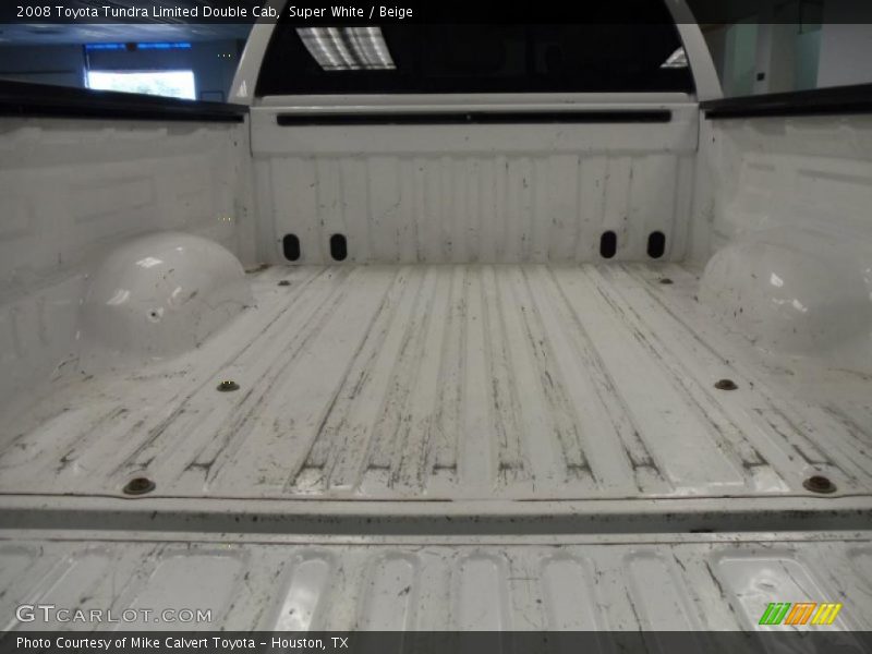 Super White / Beige 2008 Toyota Tundra Limited Double Cab