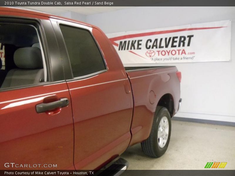 Salsa Red Pearl / Sand Beige 2010 Toyota Tundra Double Cab