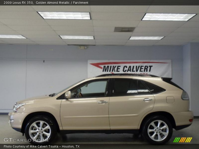 Golden Almond Metallic / Parchment 2009 Lexus RX 350
