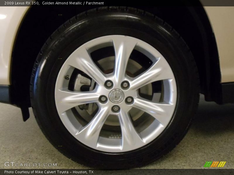 Golden Almond Metallic / Parchment 2009 Lexus RX 350
