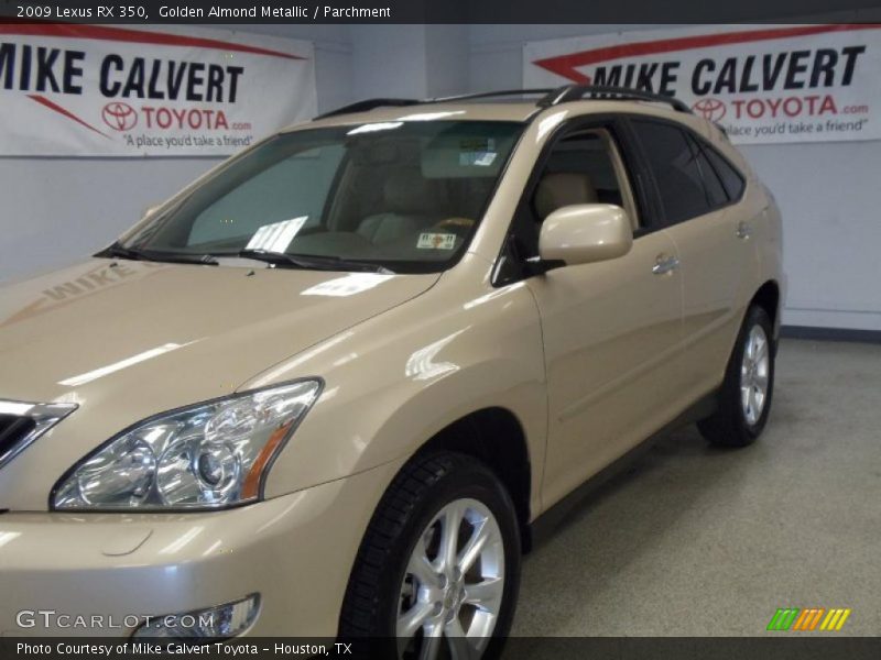 Golden Almond Metallic / Parchment 2009 Lexus RX 350