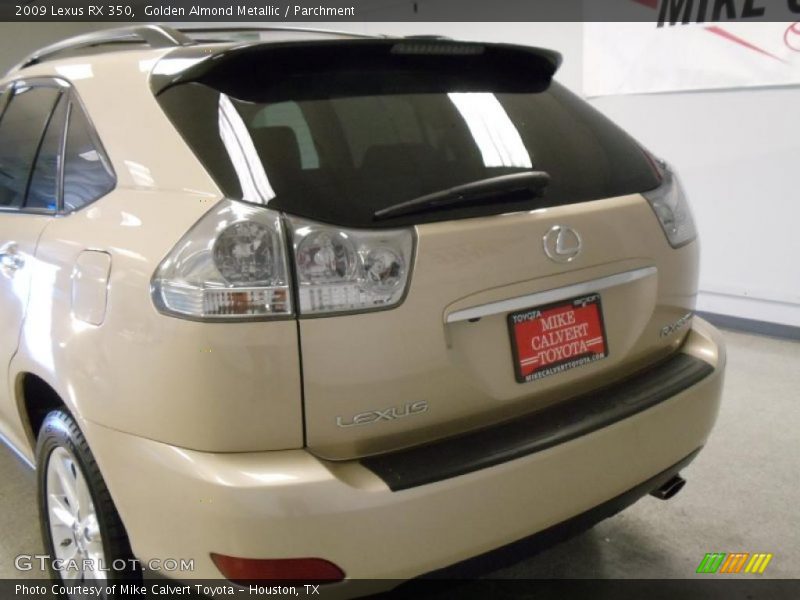 Golden Almond Metallic / Parchment 2009 Lexus RX 350