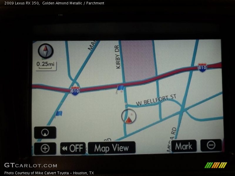 Golden Almond Metallic / Parchment 2009 Lexus RX 350